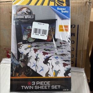Disney Jurassic World Twin Sheet Set - Multicolor